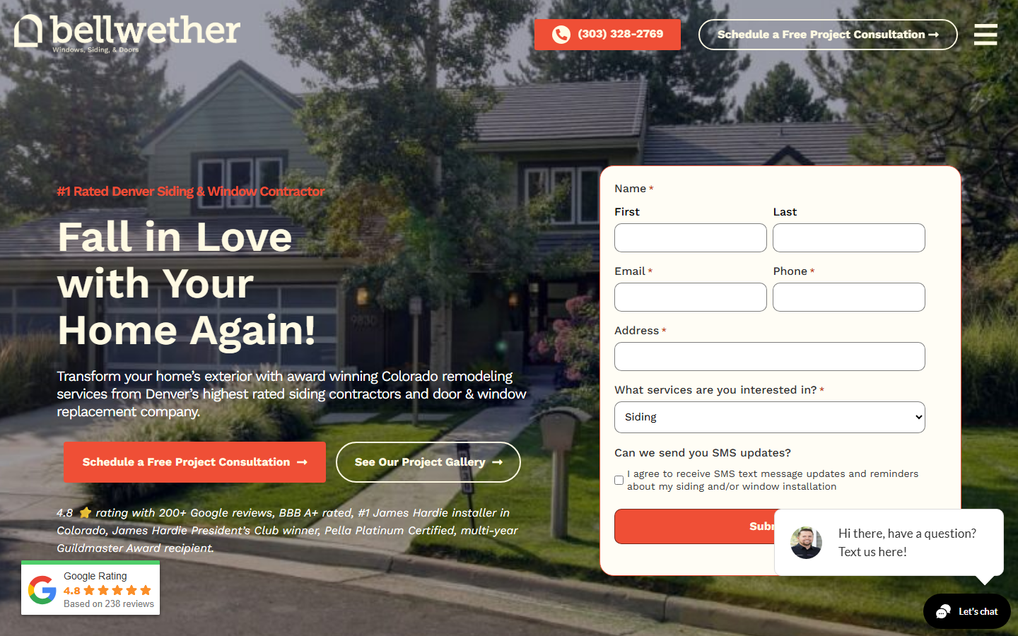 Bellwether Homes website