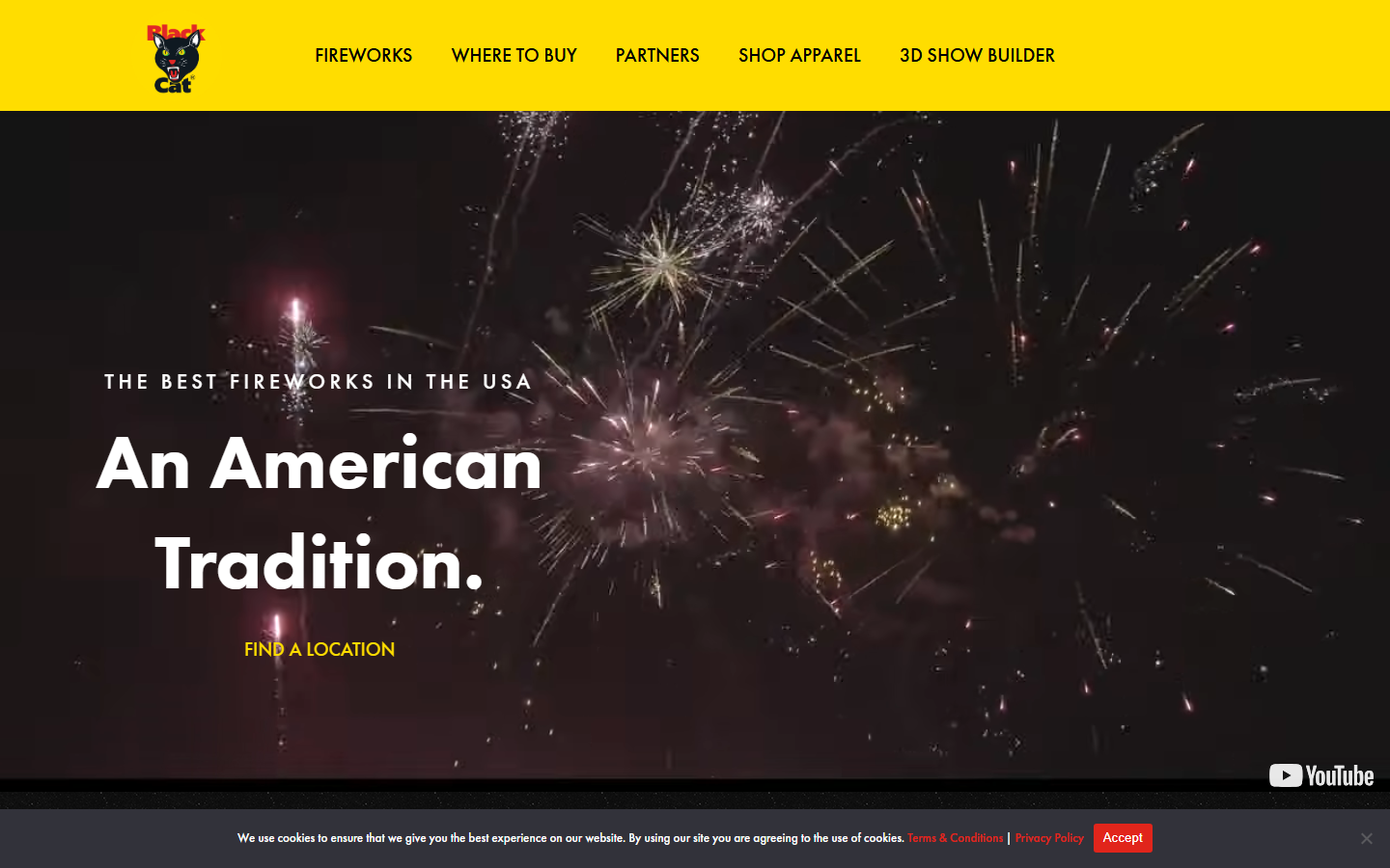 Black Cat Fireworks website